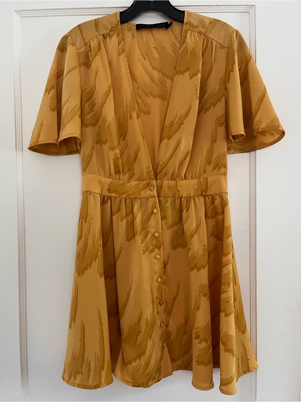 House of Harlow 1960 x Revolve Yellow Plunge Dress